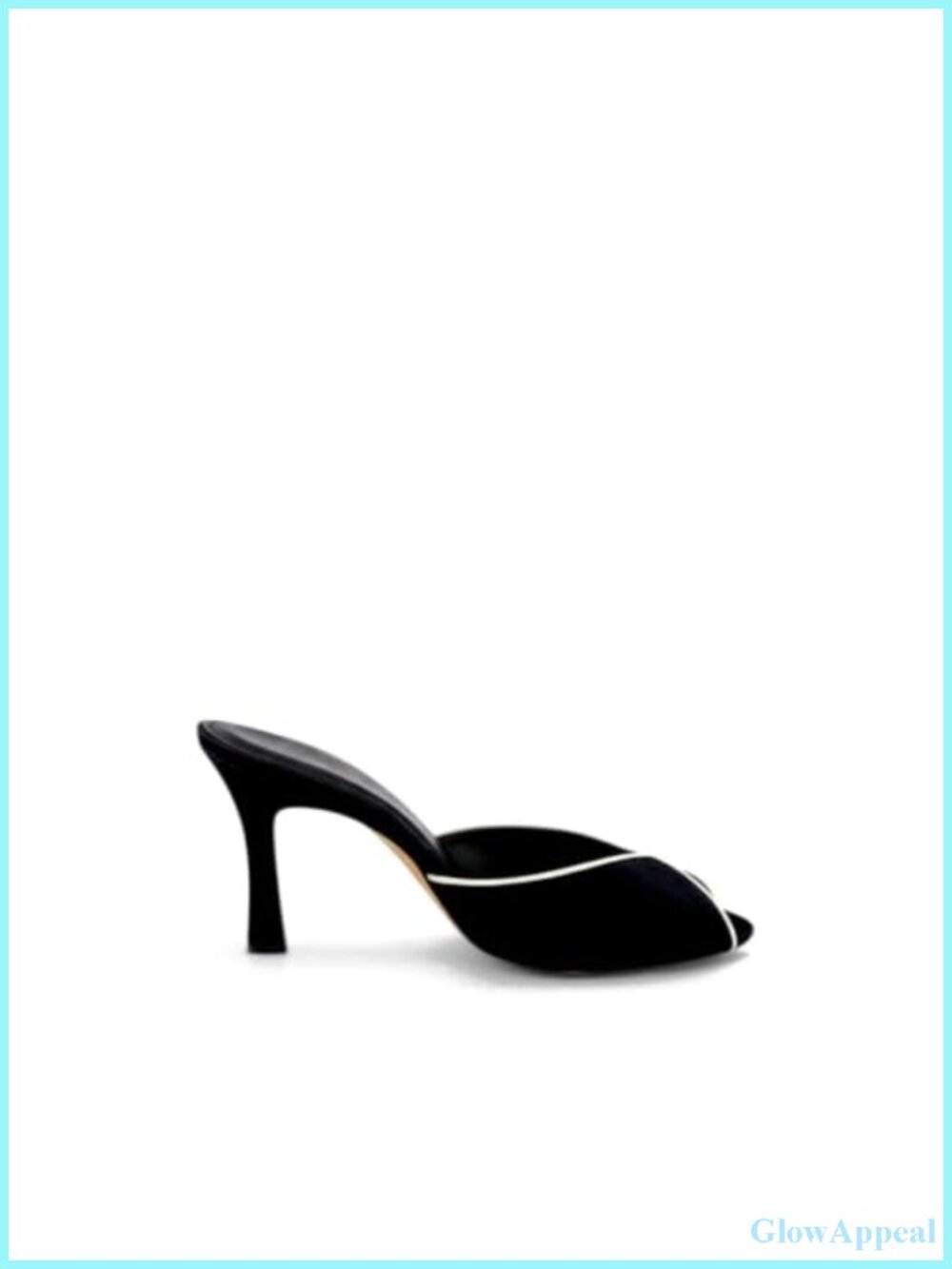 Women's Zebra Heels, Kitten Heel Mules, Peep Toe Sandals, Slip On Slide Pumps